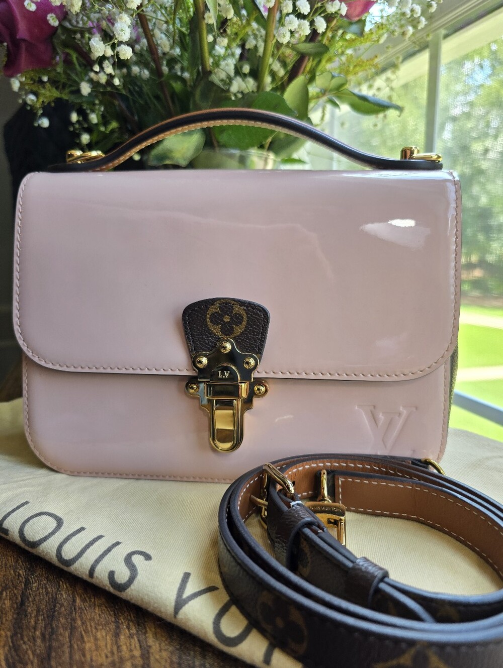 Louis Vuitton Cherrywood BB in Rose Ballerine